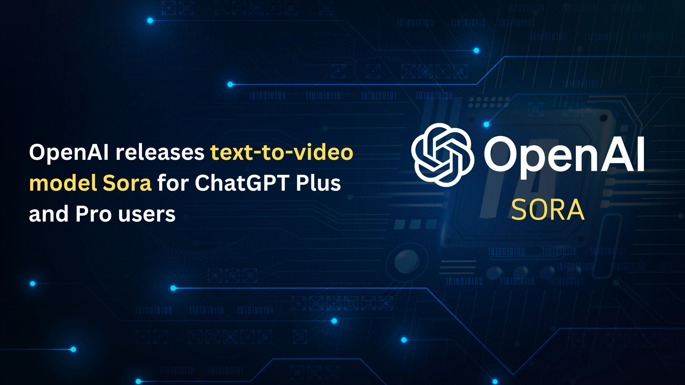 OpenAI releases text-to-video model Sora